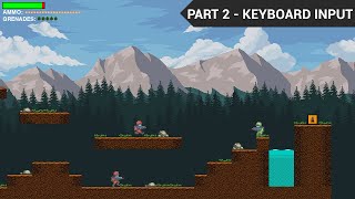 PyGame Scrolling Shooter Game Beginner Tutorial in Python - PART 2 | Keyboard Input