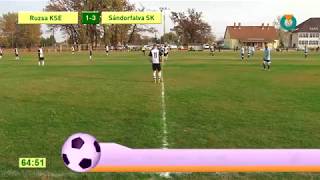 2018.11.03. Ruzsa - Sándorfalva 1-4, Masa Richárd gólja (1-3)