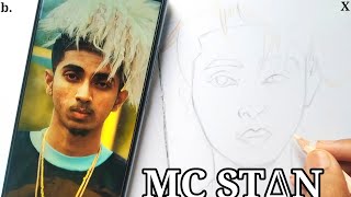 @MCSTANOFFICIAL666  Drawing l MC Stan Portrait ! 😱