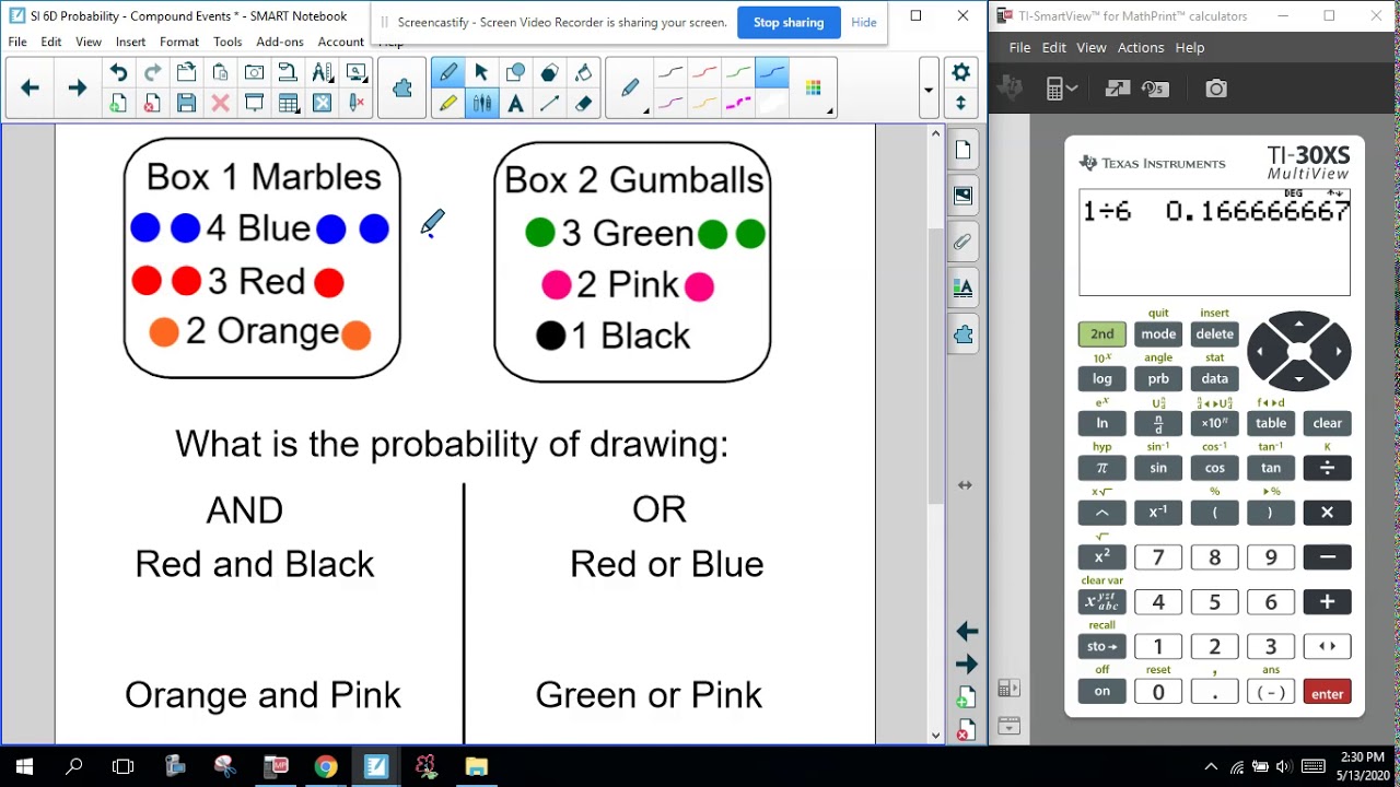 Probability Of Compound Events - YouTube