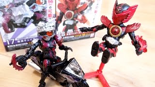 食玩66アクション 魔進チェイサー \u0026 オーズタジャドルコンボ レビュー！全4種 仮面ライダードライブ