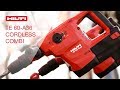 DEMO of the Hilti TE 60-A36 cordless combihammer