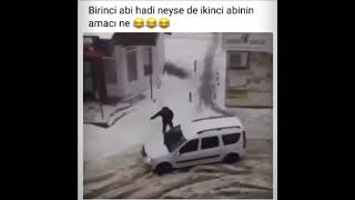 Kara saplanan araba nasıl kurtarılır 😁