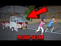 Yuta, Mio Dan Baby Celine Dikejar Pickup Penuh Tuyul || Sakura School Simulator