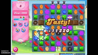 Candy Crush Level 2083 Audio Talkthrough, 2 Stars 0 Boosters