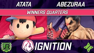 ATATA (Ness) vs abezuraa (Kazuya) - Ignition 350 WINNERS QUARTERS