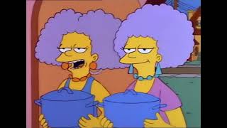 Patty and Selma on Thanksgiving