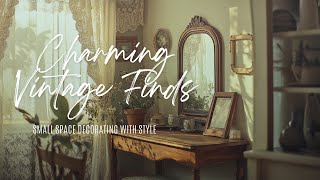 Charming Vintage Finds Small Space Decorating with Style