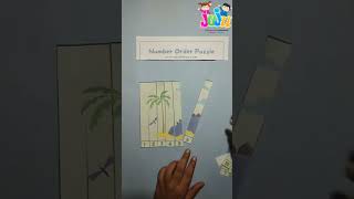 Puzzle worksheet for kindergarten