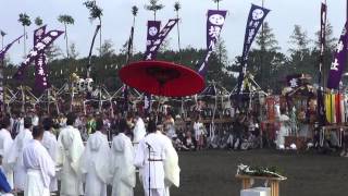 浜降祭 茅ヶ崎海岸 本社神輿 神事2014年。