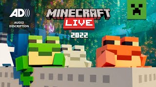 [AUDIO DESCRIPTION] Minecraft Live 2022