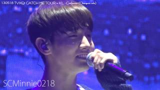 [CLOSE-UP FANCAM] 130518 Confession (Changmin's solo) - TVXQ! WORLD TOUR in KL