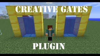 Minecraft plugin Showcase - Creative Gates