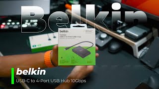 Belkin USB-C to 4Ports USB Hub 10Gbps Unboxing #unboxing #belkin #USB_Hub