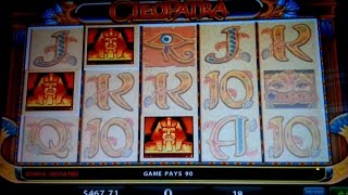 Cleopatra Slot Machine $18 Bet - High Limit Bonus Round‎!