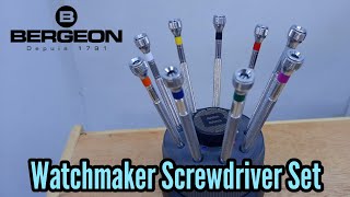 BERGEON 5970 Rotating Stand for 9 Watchmaker Screwdrivers | Watch Repair Channel