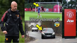 "Let me go please😭" Man United star cries to Erik Ten Hag to consider his move despite club decision