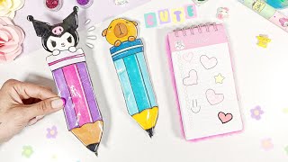 Manualidades con papel / Manualidades fáciles de hacer en casa / Ideas creativas / DIY SANRIO fácil