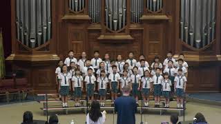 2018年 純德小學 英語歌唱競賽 三年愛班 指定曲  (here i am to worship)