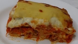 Lasagna with Soy Mince