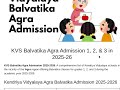 kendriya vidyalaya balwatika admission region wise school list 2025 26 kvs kvsadmission