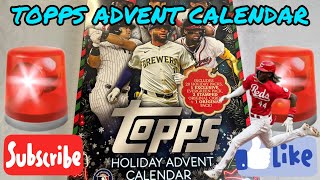 🎄 2024 TOPPS Holiday ADVENT CALENDAR! Top Rookie Pulls! Are These A Must Buy?!?