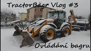 TractorBagr Vlog #3 JCB 4CX, Ovládání bagru /BACKHOE LOADER/JCB4CX/TERRAWORLD/EXCAVATOR