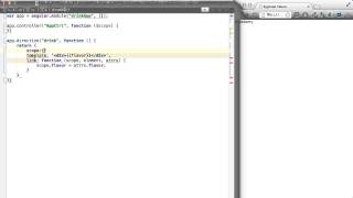 Egghead.io - AngularJS - Isolate Scope "@"
