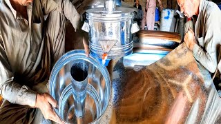 How to Made Beautiful Water Tanks in Local Factory || Manufacturing of a Hot Water Tankers