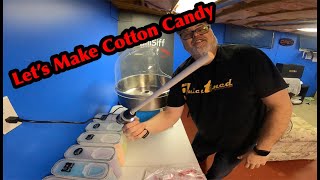 Cotton Candy In A Medium Grade Machine   HD 1080p