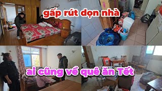 26 Tết Gấp Rút Dọn Qua Nhà Mới-Ai Cũng Tranh Thủ Về Quê Ăn Tết,Chị Em Làm Cả Ngày Mới Xong