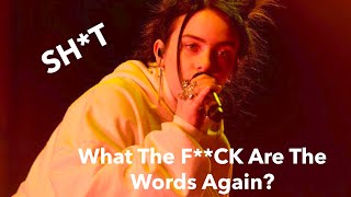 Billie Eilish Forgets Words On Stage At Coachella *funny*