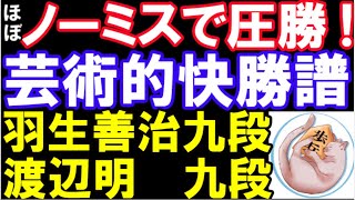 羽生善治九段ｰ渡辺明九段　第73期王将リーグ（主催：毎日新聞社、スポーツニッポン新聞社、日本将棋連盟）　横歩取り