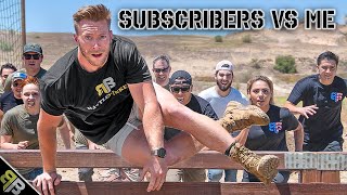 Racing My Subscribers on My Own Obstacle Course