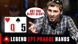 The TOP 2 Most Amazing Hands from EPT Prague ♠️ PokerStars