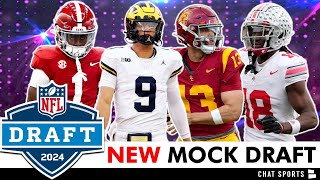 2024 NFL Mock Draft From Bucky Brooks: | JJ McCarthy Top 3 Pick? NFL Draft Rumors & Reaction