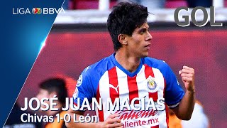 Gol de J.J. Macías | Guadalajara 1 - 0 León | Liga BBVA MX - Clausura 2020  - Jo