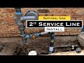 Natural Gas Line Installation | Plumbing Vlog for Apprentice Plumber