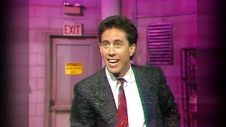 Jerry Seinfeld's stand-up routine on Almost Live! in 1986