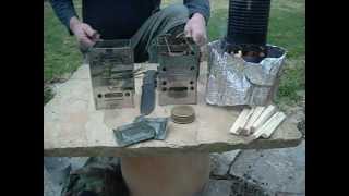 Multi Fuel Stove folding compact Survival Stove