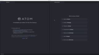 2.0 Atom Editor - Getting Started