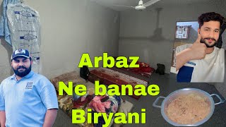 Room ke shifting ke or arbaz ne biryani bhe banae😋#viralvideo #saudiarabiya #ikramdailyvilog