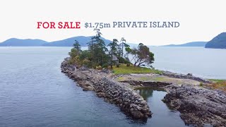 1.9 Acre Private Island for Sale for. $1.75m in British Columbia's Gulf Islands