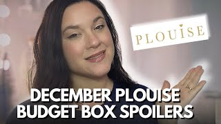 DECEMBER 2024 PLOUISE BUDGET BOX SPOILERS!