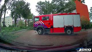 Zandvoort during Storm Poly (dashcam)