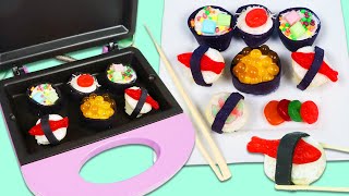 How to Make Cute Candy Sushi Cupcakes with Nostalgia Bakery Bites Express DIY Dessert Maker!