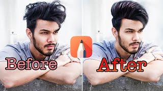 Hair Style Photo Editing | Autodesk Sketchbook Best Android App | hair style Editing tutorial