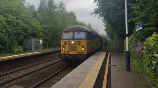 56113 passing Huncoat on the tankers again 16/5/24