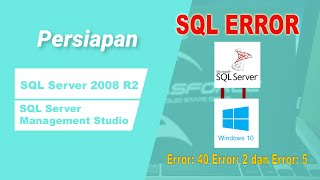 sql server error code: 40 error: 2 error: 5