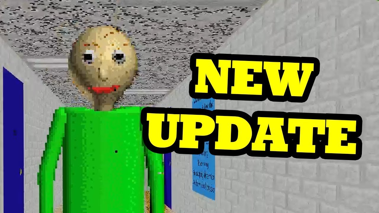 Baldi S Basics New Update Youtube